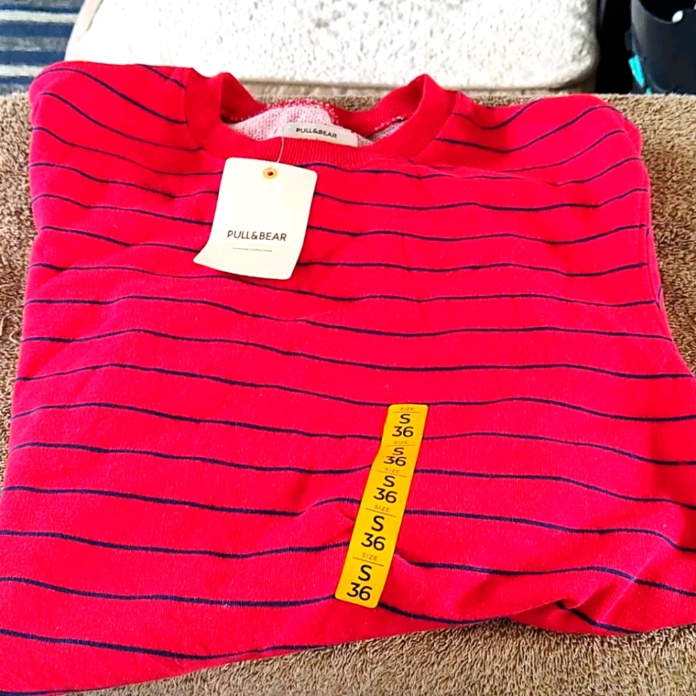 Pull & Bear Long Sleeved Half Sweatshirt